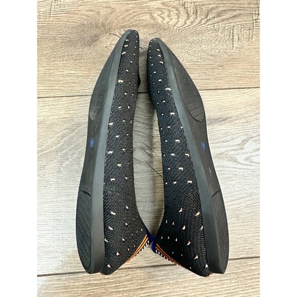 Rothy's The Point Ivory Dot Textile Ballet Flat Classic Women’s US 7 - Picture 7 of 12